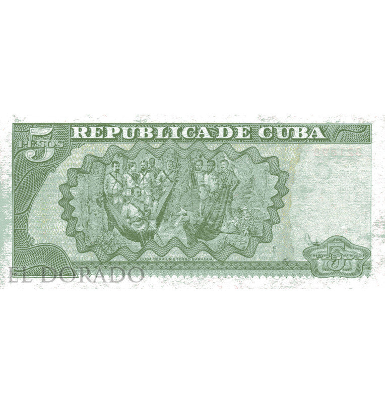 Cuba 5 Pesos 2002 Pick 116e